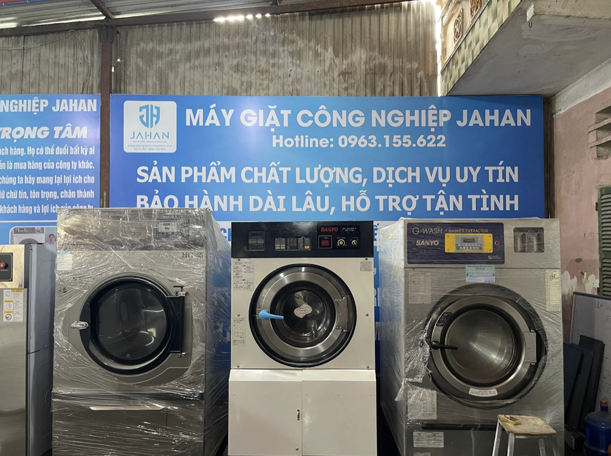 Đặc điểm của máy giặt công nghiệp tại Jahan 